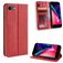 Mobigear Sensation iPhone SE (2020) Klapphülle Portemonnaie - Rot