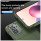 Mobigear Rugged Shield POCO M5s Hülle Flexibles TPU Backcover Stoßfest - Grün