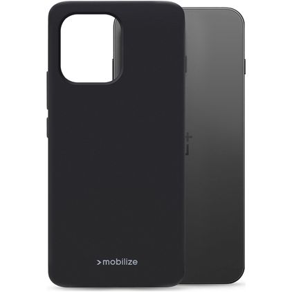 Mobilize Rubber Gelly OnePlus 13S Hülle Flexibles TPU Backcover - Schwarz