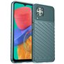 Mobigear Groove Samsung Galaxy M33 Hülle Flexibles TPU Backcover - Grün