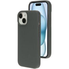 Mobiparts iPhone 15 Silikon Hülle Backcover - Urban Grey