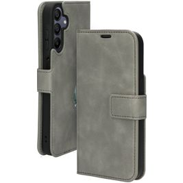 Mobiparts Classic Wallet Samsung Galaxy A15 Hülle Klapphülle Geldbörse - Granite Grey