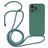 Mobigear Lanyard iPhone 15 Pro Silikon Handykette - Grün