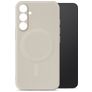 My Style Protective Flex Samsung Galaxy S24 FE MagSafe Hülle Flexibles TPU Backcover - Antique White