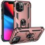 Mobigear Armor Ring iPhone 14 Pro Hülle Hardcase Backcover Stoßfest mit Ringhalter - Roségold