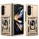 Mobigear Armor Ring Cam Slide Samsung Galaxy Z Fold 7 Hülle Hardcase Backcover Stoßfest mit Ringhalter und Kamera Slider - Gold