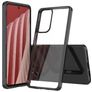 Mobigear Crystal Samsung Galaxy A73 Hülle Hardcase Backcover - Transparent / Schwarz