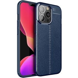 Mobigear Luxury iPhone 14 Pro Hülle Flexibles TPU Backcover - Blau