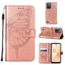 Mobigear Butterfly Realme C31 Hülle Klapphülle Geldbörse - Roségold