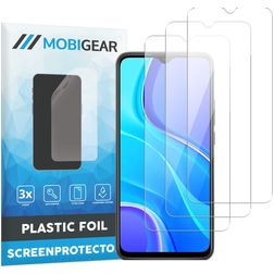 Mobigear Xiaomi Redmi 9A Displayschutz Schutzfolie - Hüllenfreundlich (3er Pack)