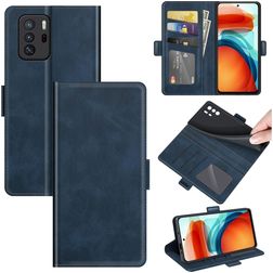 Mobigear Slim Magnet POCO X3 GT Hülle Klapphülle Geldbörse - Dunkelblau