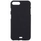Mobigear Colors iPhone 8 Plus Hülle Flexibles TPU Backcover - Schwarz