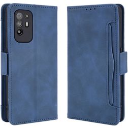 Mobigear Slide Wallet OPPO A94 5G Hülle Klapphülle Geldbörse - Blau