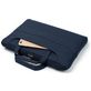 Mobigear Denim Zipper Laptop Umhängetasche 13 - 14 Zoll Laptoptasche - Marineblau