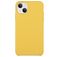 Mobigear Rubber Touch iPhone 15 Silikon Hülle Backcover - Gelb