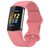 Mobigear Sport Dual Silikon Fitbit Charge 5 Armband Drückerschließe - Magenta