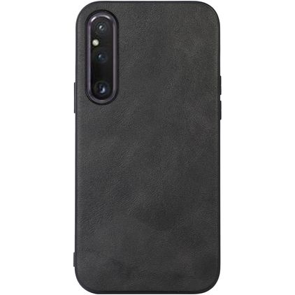 Mobigear Excellent Sony Xperia 1 V Hardcase Backcover - Schwarz