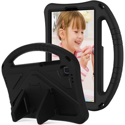 Mobigear AeroArmor Samsung Galaxy Tab A7 Lite Kinder-Tablethülle mit Griff + Stylus-Halter - Schwarz