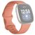 Mobigear Sport Dual Silikon Fitbit Sense Armband Drückerschließe - Orange