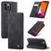 Caseme 013 iPhone 12 Pro Max Hülle Klapphülle Geldbörse - Schwarz