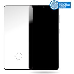 Mobilize Premium Samsung Galaxy S21 Panzerglas Gehärtetes Glas Displayschutz - Hüllenfreundlich - Schwarz