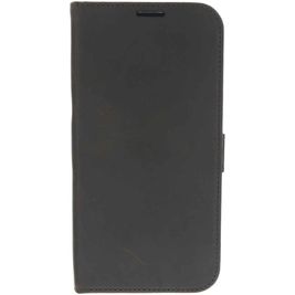 Valenta Classic iPhone 12 Pro Max Hülle Echtes Leder Klapphülle Geldbörse - Braun