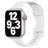 Mobigear Sport Slim Silikon Apple Watch Armband Pin-and-Tuck-Verschluss - 49/46/45/44 mm - Weiß