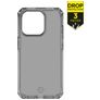 ITSkins SpectrumClear-R iPhone 15 Pro Hülle Flexibles TPU Backcover Stoßfest - Smoke