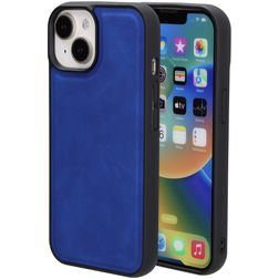 Mobiparts Classic iPhone 13 MagSafe Hülle TPU,Kunstleder Backcover - Sapphire Blue