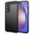 Mobigear Brushed Slim Samsung Galaxy A55 Hülle Flexibles TPU Backcover - Schwarz