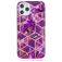 Mobigear Marble iPhone 12 Pro Max TPU (flexibel) Backcover - Lila