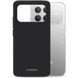 Mobilize Rubber Gelly POCO F8 Pro Hülle Flexibles TPU Backcover - Schwarz