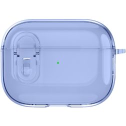 Mobigear Crystal Clip Apple AirPods Pro 1 Hardcase Hülle - Blau