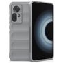 Mobigear Bumpy Xiaomi 12T Hülle Flexibles TPU Backcover - Grau