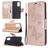 Mobigear Butterfly Samsung Galaxy S20 Hülle Klapphülle Geldbörse - Roségold