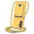 Mobigear Lanyard Card Samsung Galaxy A16 Silikon Handykette mit Kartenhalter - Gelb