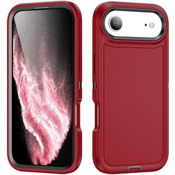 Mobigear Rugged iPhone Air Hülle Hardcase Backcover Stoßfest - Rot