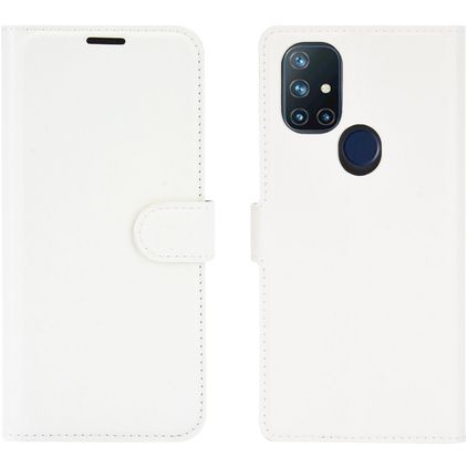 Mobigear Classic OnePlus Nord N10 5G Klapphülle Portemonnaie - Weiß