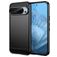 Mobigear Brushed Slim Google Pixel 9 Hülle Flexibles TPU Backcover - Schwarz