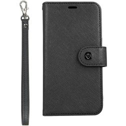 Valenta iPhone 11 Pro Hülle Klapphülle Geldbörse - Black Nuit