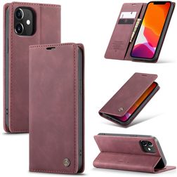Caseme 013 iPhone 12 Pro Hülle Klapphülle Geldbörse - Rot