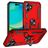 Mobigear Armor Ring iPhone 17 Hülle Hardcase Backcover Stoßfest mit Ringhalter - Rot