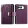 Mobigear Flowers iPhone Duo Hülle Klapphülle Geldbörse - Lila