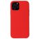 Mobigear Rubber Touch iPhone 13 Mini Silikon Hülle Backcover - Rot