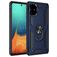 Mobigear Armor Ring Samsung Galaxy A71 Hülle Hardcase Backcover Stoßfest mit Ringhalter - Blau