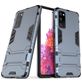 Mobigear Armor Stand Samsung Galaxy S20 FE Hülle Hardcase Backcover Stoßfest mit Ständer - Blau