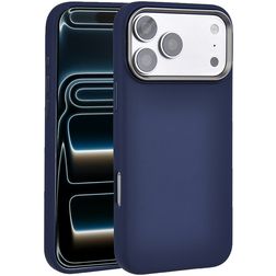 Valenta Silk iPhone 17 Pro Silikon MagSafe Backcover Shockproof - Dunkelblau