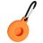 Mobigear Circle Key Apple AirTag Hülle Flexibles TPU Schlüsselanhänger - Orange