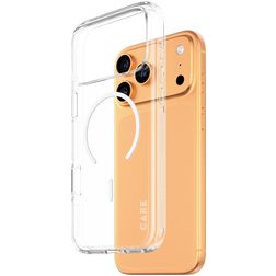 CARE by PanzerGlass Flagship iPhone 17 Pro Max MagSafe Hülle Hardcase Backcover - Transparent / Weiß