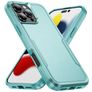 Mobigear Heavy Armor iPhone 16 Pro Hülle Hardcase Backcover Stoßfest - Grün